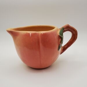 Vintage Peach Shaped Creamer By Barbara Eigen Block Molde Portugal‎